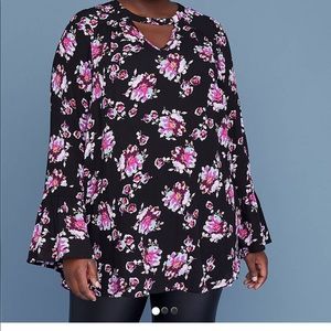 Lane Bryant Size 18/20 Floral Tunic